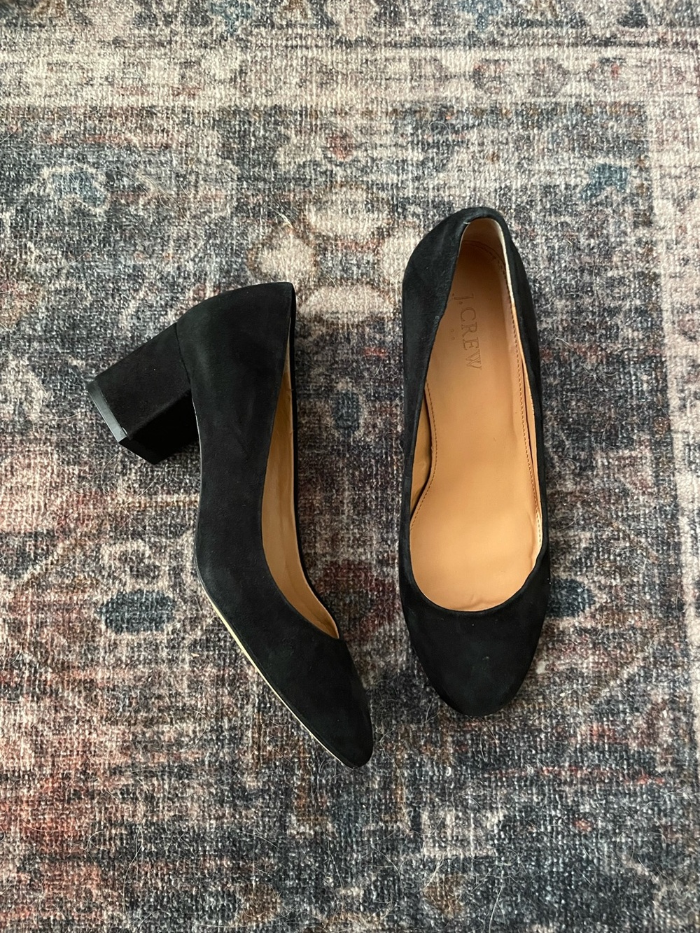 🐾Jcrew block heel suede pumps🐾
